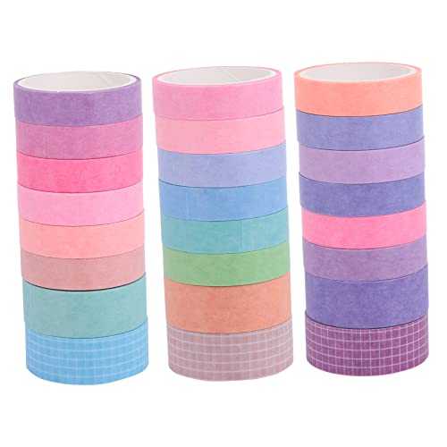SEWACC 24 Rollen Teiliges Washi Tape Set Dekoratives Klebeband DIY Scrapbooking Einfache Einfarbige Kreppbänder Farben Mix Rainbow Vielseitig für Tagebücher und Bastelarbeiten SEWACC 24 Rollen Teiliges Washi Tape Set Dekoratives Klebeband DIY Scrapbooking Einfache Einfarbige Kreppbänder Farben Mix Rainbow Vielseitig für Tagebücher und Bastelarbeiten von SEWACC