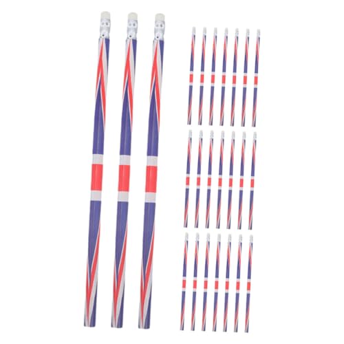 SEWACC 24 Stück Buntstifte mit Uk Flaggen Holzstifte mit Radiergummi für Schule Büro Kunstprojekte und Partys Robuste und Langlebige Schreibutensilien SEWACC 24 Stück Buntstifte mit Uk Flaggen Holzstifte mit Radiergummi für Schule Büro Kunstprojekte und Partys Robuste und Langlebige Schreibutensilien von SEWACC