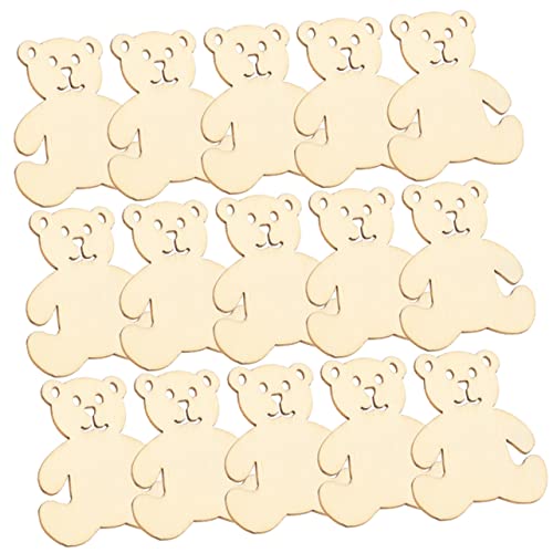 SEWACC Bären-ausschnitte Aus Holz 24 Stück Ausschnitte Für Projekte Dekorative Verzierungen Für Scrapbooking SEWACC Bären-ausschnitte Aus Holz 24 Stück Ausschnitte Für Projekte Dekorative Verzierungen Für Scrapbooking von SEWACC
