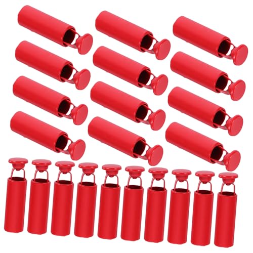 SEWACC 24 Stück Metall Kordelstopper für Hoodies Rucksäcke und Outdoor Aktivitäten Robuste und Langlebige Schnürsenkel Endstücke Rot für Sichere Verbindungen SEWACC 24 Stück Metall Kordelstopper für Hoodies Rucksäcke und Outdoor Aktivitäten Robuste und Langlebige Schnürsenkel Endstücke Rot für Sichere Verbindungen von SEWACC