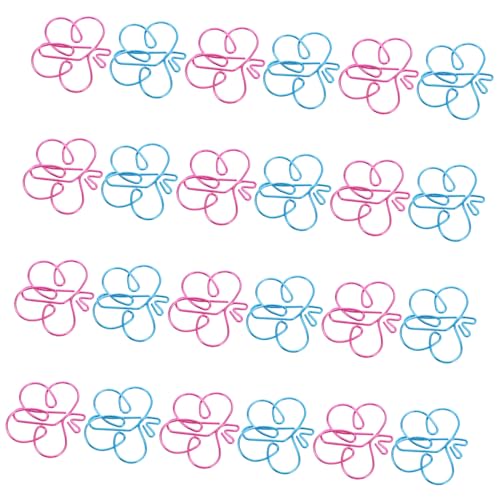 SEWACC 24 Stück Teiliges Bunte Schmetterlings Papierclips Kreative Lesezeichen und Büroklammern für Effiziente Organisation von Unterlagen Notizen und Planern für Schule und von SEWACC