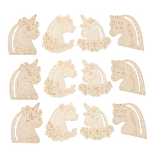 SEWACC 24 Stück Teiliges Einhorn Holzscheiben Unbehandelte Holzfiguren für Basteln DIY Bemalen Handwerk Haus Einweihung Dekoration SEWACC 24 Stück Teiliges Einhorn Holzscheiben Unbehandelte Holzfiguren für Basteln DIY Bemalen Handwerk Haus Einweihung Dekoration von SEWACC