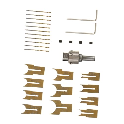 SEWACC 24 Stück Teiliges Holzbohrer Set für Buddha Perlen DIY Schmuckwerkzeug Präzise Ringbohrer für Holzarbeiten für Schmuckherstellung und Handwerk SEWACC 24 Stück Teiliges Holzbohrer Set für Buddha Perlen DIY Schmuckwerkzeug Präzise Ringbohrer für Holzarbeiten für Schmuckherstellung und Handwerk von SEWACC