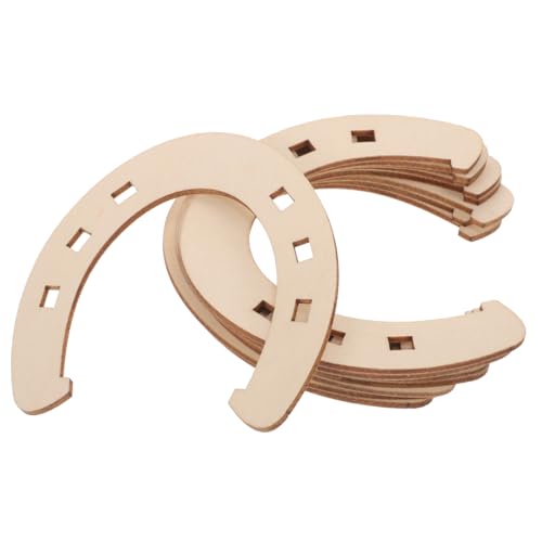 SEWACC 24 Stück Teiliges Holzscheiben mit Naturbelassen Blanko DIY Holzstücke für Kreative Bastelarbeiten Handliche Holzplaketten für Dekoration und von SEWACC