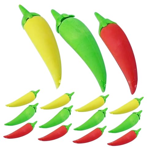 SEWACC 24 Stück Teiliges Mini Radiergummi Kleine Süße Chili pfeffer Radierer aus Flexiblem Tpr für Schule Büro Kreative Bastelprojekte Gemischt als für Mädchen SEWACC 24 Stück Teiliges Mini Radiergummi Kleine Süße Chili pfeffer Radierer aus Flexiblem Tpr für Schule Büro Kreative Bastelprojekte Gemischt als für Mädchen von SEWACC