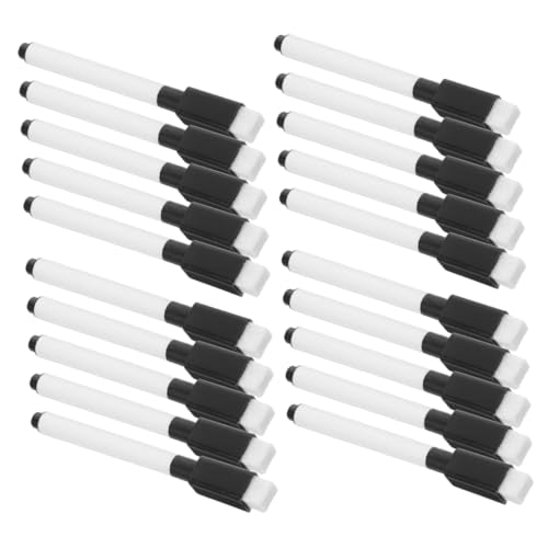 SEWACC 24 Stück Teiliges von Magnetischen Whiteboard Markern mit Radiergummi Spitze Abwischbare Stifte für Schule Büro und Zuhause für Lehrer und Schüler von SEWACC