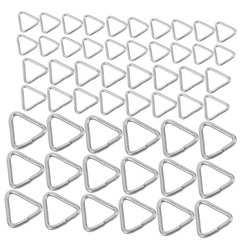 SEWACC 240 Stück Teiliges Edelstahl Dreieckige Biegeringe Schmuckverbinder für Halsketten Armbänder DIY Charm Anhänger Sicherer Verschluss Profi-optik von SEWACC