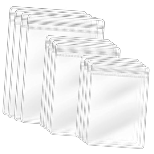 SEWACC 240 Stück Teiliges Schmuckbeutel mit Selbstverschluss Transparente Dicke PVC Aufbewahrungsbeutel in Geeignet für Kleines Gewerbe Schützt Schmuck vor Oxidation und Kratzern von SEWACC