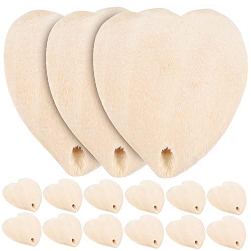 SEWACC 25 Stück Natürliche Holzherzen mit Ungefertigte Lose Perlen zum Basteln von Schmuck Valentinstagsdekoration Vielseitige DIY Holzperlen für Armbänder und Halsketten SEWACC 25 Stück Natürliche Holzherzen mit Ungefertigte Lose Perlen zum Basteln von Schmuck Valentinstagsdekoration Vielseitige DIY Holzperlen für Armbänder und Halsketten von SEWACC