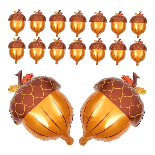 SEWACC 25 Stück Teiliges Aluminiumfolie Luftballon Motiv Große Wiederverwendbare Partydekoration für Herbst Erntedankfest Wetterfeste Indoor Outdoor-ballons für Thanksgiving SEWACC 25 Stück Teiliges Aluminiumfolie Luftballon Motiv Große Wiederverwendbare Partydekoration für Herbst Erntedankfest Wetterfeste Indoor Outdoor-ballons für Thanksgiving von SEWACC