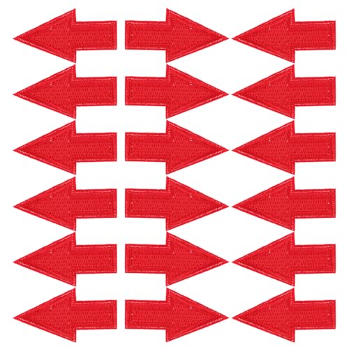 SEWACC 25 Stück Teiliges Rote Bügelapplikationen aus Beständigem Polyester Bestickte Reparatur Dekorationspatches für Jacken Hüte Jeans Pullover Vielseitig Einsetzbar und Farbecht SEWACC 25 Stück Teiliges Rote Bügelapplikationen aus Beständigem Polyester Bestickte Reparatur Dekorationspatches für Jacken Hüte Jeans Pullover Vielseitig Einsetzbar und Farbecht von SEWACC
