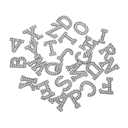SEWACC 26 Stück Diy Glitzer Alphabet für Kleidung Rucksäcke Hüte und Bastelprojekte Langlebige Applikationen für Nähen oder Wärmeübertragung SEWACC 26 Stück Diy Glitzer Alphabet für Kleidung Rucksäcke Hüte und Bastelprojekte Langlebige Applikationen für Nähen oder Wärmeübertragung von SEWACC