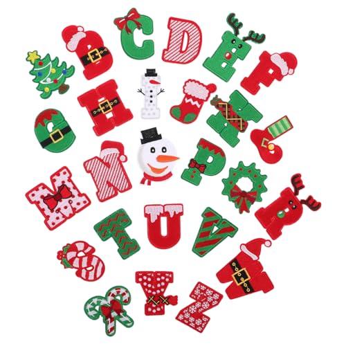SEWACC 26 Stück Diy Weihnachtsstoffaufnäher Bügelbilder für Kleidung Jacken Hosen und Taschen für Reparaturen und Festliche Dekorationen SEWACC 26 Stück Diy Weihnachtsstoffaufnäher Bügelbilder für Kleidung Jacken Hosen und Taschen für Reparaturen und Festliche Dekorationen von SEWACC