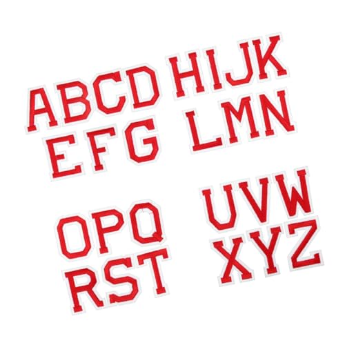 SEWACC 26 Stück Teiliges Buchstaben Aufbügel patch Bestickte Dekorative Alphabet Bügelflicken für Kleidung DIY Langlebige Textilaufnäher mit Kleberückseite für Kleidung Taschen und SEWACC 26 Stück Teiliges Buchstaben Aufbügel patch Bestickte Dekorative Alphabet Bügelflicken für Kleidung DIY Langlebige Textilaufnäher mit Kleberückseite für Kleidung Taschen und von SEWACC
