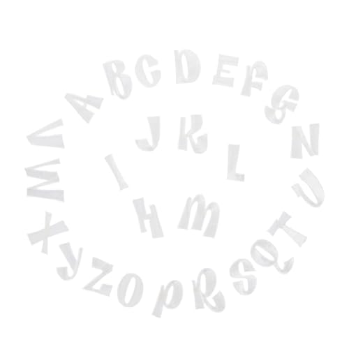 SEWACC 26 Stück Teiliges Buchstaben Aufbügel patches Langlebige Hautfreundliche Stoffapplikationen für DIY Kleidung Schuhe Accessoires zum Reparieren und Personalisieren von Textilien SEWACC 26 Stück Teiliges Buchstaben Aufbügel patches Langlebige Hautfreundliche Stoffapplikationen für DIY Kleidung Schuhe Accessoires zum Reparieren und Personalisieren von Textilien von SEWACC