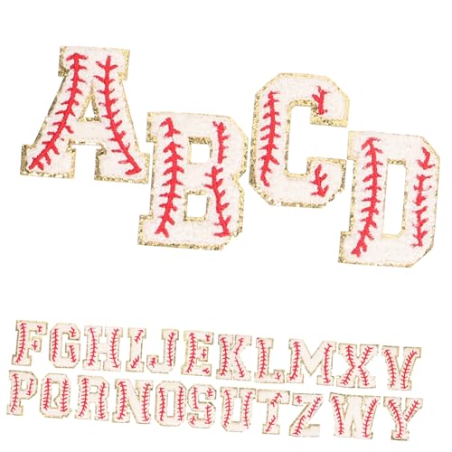 SEWACC 26 Stück Teiliges Buchstaben Patch zum Aufbügeln Selbstklebend Chenille Stickerei Langlebige Vielseitige Kleidungspatches für Hüte Rucksäcke und DIY Dekorationen SEWACC 26 Stück Teiliges Buchstaben Patch zum Aufbügeln Selbstklebend Chenille Stickerei Langlebige Vielseitige Kleidungspatches für Hüte Rucksäcke und DIY Dekorationen von SEWACC