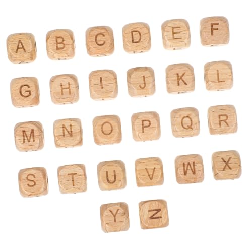 SEWACC 260 Stk. Teiliges Buchstaben Holzperlen aus Buchenholz Buchstaben Quadratische Alphabetperlen zum Schmuck Basteln Armband Halskette Diy Leicht Auffädelbar für Kreative Geschenke SEWACC 260 Stk. Teiliges Buchstaben Holzperlen aus Buchenholz Buchstaben Quadratische Alphabetperlen zum Schmuck Basteln Armband Halskette Diy Leicht Auffädelbar für Kreative Geschenke von SEWACC