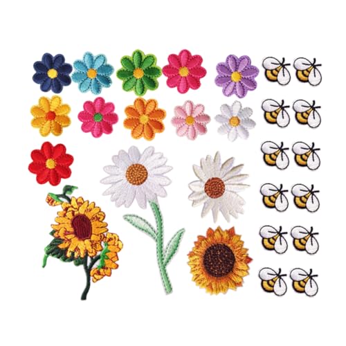 SEWACC 27 Stück Bestickte Blumen und Bienenapplikationen für Diy Bekleidung Hüte Taschen Jeans und Jacken Einfach Anzubringen Vielseitige Dekorationsmöglichkeiten SEWACC 27 Stück Bestickte Blumen und Bienenapplikationen für Diy Bekleidung Hüte Taschen Jeans und Jacken Einfach Anzubringen Vielseitige Dekorationsmöglichkeiten von SEWACC