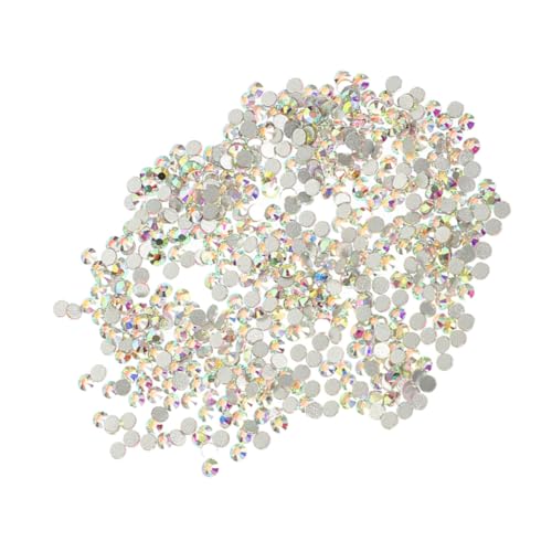 SEWACC 2880 Stück Nail Rhinestones Flachrückige Nail Gems für DIY Handwerksbedarf Hochwertige und Langlebige Strasssteine für Kreative Nageldesigns und Bastelprojekte von SEWACC