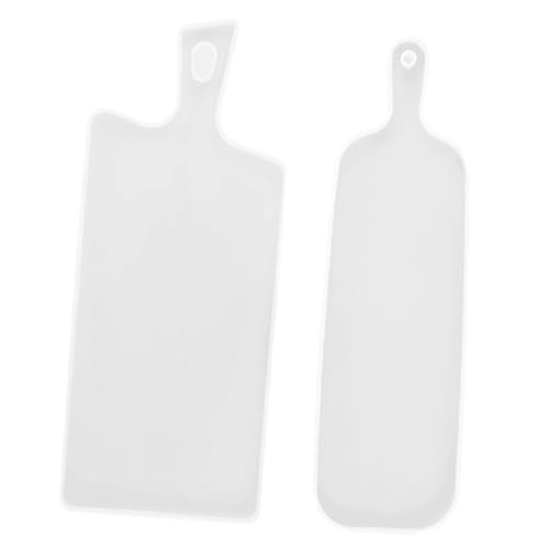 SEWACC 2Stücke Silikonform für Epoxidharz Teiliges Tray DIY Gießform für Schmucktablett Handwerk und Dekoration für Kreative und Projekte von SEWACC