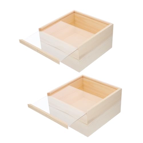 SEWACC 3 Kleine Aufbewahrungsboxen Aus Holz Mit Durchsichtigem Schiebedeckel Schmuckschatulle Schmuckkästchen Süßigkeitenboxen Behälter Erinnerungsboxen Ringbox Schatzkiste SEWACC 3 Kleine Aufbewahrungsboxen Aus Holz Mit Durchsichtigem Schiebedeckel Schmuckschatulle Schmuckkästchen Süßigkeitenboxen Behälter Erinnerungsboxen Ringbox Schatzkiste von SEWACC