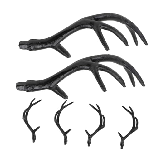 SEWACC 3 Paar Diy Hirschgeweih Stirnband Realistisches Kunstgeweih Haarreif Leichtes Komfortables Halloween Cosplay Zubehör für Damen und Mädchen Kreative Verkleidung und Partydekoration SEWACC 3 Paar Diy Hirschgeweih Stirnband Realistisches Kunstgeweih Haarreif Leichtes Komfortables Halloween Cosplay Zubehör für Damen und Mädchen Kreative Verkleidung und Partydekoration von SEWACC