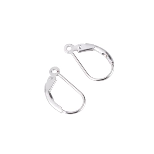 SEWACC 3 Paare Ovale Metall Ohrhaken Französische Ohrclips D Förmige Ohrhaken Handmade DIY Schmuckzubehör Silber für Ohrringherstellung und Bastelprojekte SEWACC 3 Paare Ovale Metall Ohrhaken Französische Ohrclips D Förmige Ohrhaken Handmade DIY Schmuckzubehör Silber für Ohrringherstellung und Bastelprojekte von SEWACC