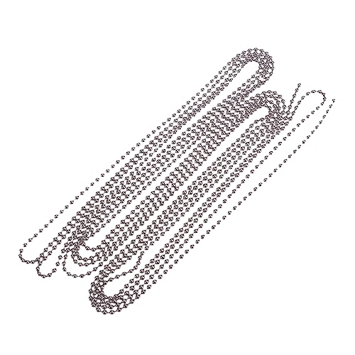 SEWACC 3 Perlenverbindungskopf Silberkette rostfrei lang Ball Stecker hängend Kugelkette mit Verbindungsstücken Kugelkette aus Edelstahl Perlenkette aus Edelstahl Silver SEWACC 3 Perlenverbindungskopf Silberkette rostfrei lang Ball Stecker hängend Kugelkette mit Verbindungsstücken Kugelkette aus Edelstahl Perlenkette aus Edelstahl Silver von SEWACC