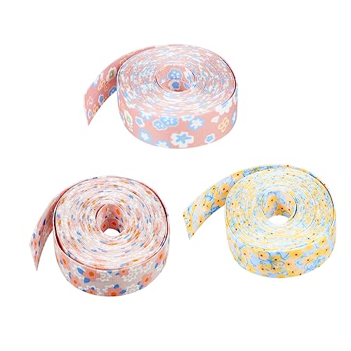 SEWACC 3 Rollen Blumenmuster Dekoband Hochwertiges Bastelband für Hochzeiten Geburtstagsfeiern und Feste für Kreative DIY Projekte und Feierlichkeiten SEWACC 3 Rollen Blumenmuster Dekoband Hochwertiges Bastelband für Hochzeiten Geburtstagsfeiern und Feste für Kreative DIY Projekte und Feierlichkeiten von SEWACC