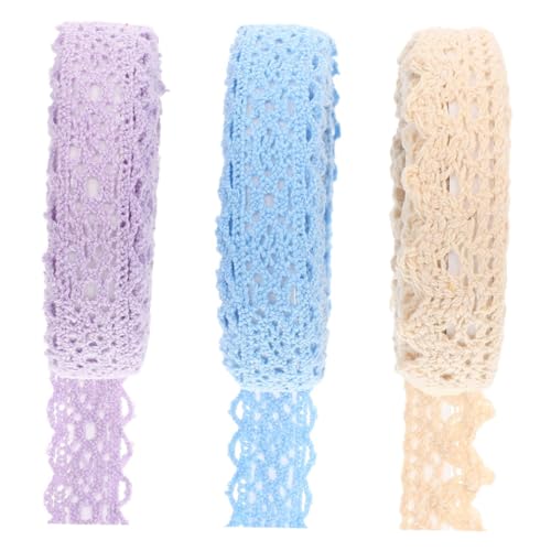 SEWACC 3 Rollen DIY Spitze Klebeband in Himmelblau und Weiß Dekoratives Selbstklebendes Spitzenband für Foto Rahmen Scrapbooking und Bastelarbeiten Leicht Reißfest für Kreative SEWACC 3 Rollen DIY Spitze Klebeband in Himmelblau und Weiß Dekoratives Selbstklebendes Spitzenband für Foto Rahmen Scrapbooking und Bastelarbeiten Leicht Reißfest für Kreative von SEWACC