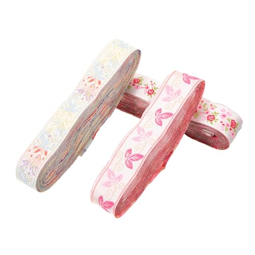 SEWACC 3 Rollen Dekoratives Geschenkband Satinband für Schleifenbänder Glänzend Beidseitig Vielseitig Einsetzbar für Kuchen Basteln Haaraccessoires und Festdekoration von SEWACC