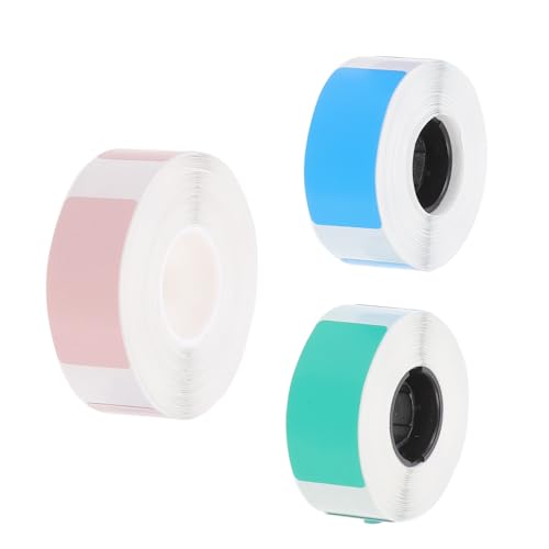 SEWACC 3 Rollen Etiketten Selbstklebend Wasser und Ölresistent Langlebige Thermopapier Aufkleber für Versand Lagerung Produktkennzeichnung Hohe Druckkapazität Vielseitig Einsetzbar von SEWACC