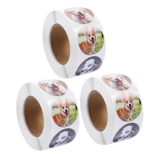 SEWACC 3 Rollen Selbstklebende Aufkleber Etiketten für Hochzeit Geschenkverpackung Dekorativ Haushalt Büro Bpa frei SEWACC 3 Rollen Selbstklebende Aufkleber Etiketten für Hochzeit Geschenkverpackung Dekorativ Haushalt Büro Bpa frei von SEWACC