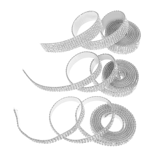 SEWACC 3 Rollen Selbstklebendes Strassband Glitzerndes Rhinestone Tape für Diy Projekte Kleidung Accessoires Dekoration Stark Haftend Vielseitig Einsetzbar Einfach Anzubringen SEWACC 3 Rollen Selbstklebendes Strassband Glitzerndes Rhinestone Tape für Diy Projekte Kleidung Accessoires Dekoration Stark Haftend Vielseitig Einsetzbar Einfach Anzubringen von SEWACC