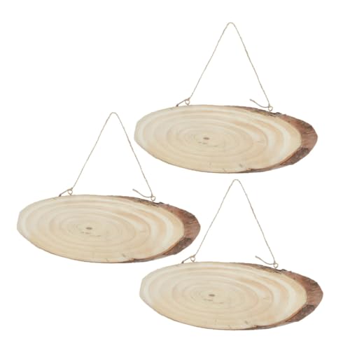 SEWACC 3 STÜCKE Ovaler Holzanhänger Kiefer für DIY Bastelarbeiten Unbehandelte Holzplaketten mit Juteseil für Rustikale Dekorationen ca Breit SEWACC 3 STÜCKE Ovaler Holzanhänger Kiefer für DIY Bastelarbeiten Unbehandelte Holzplaketten mit Juteseil für Rustikale Dekorationen ca Breit von SEWACC