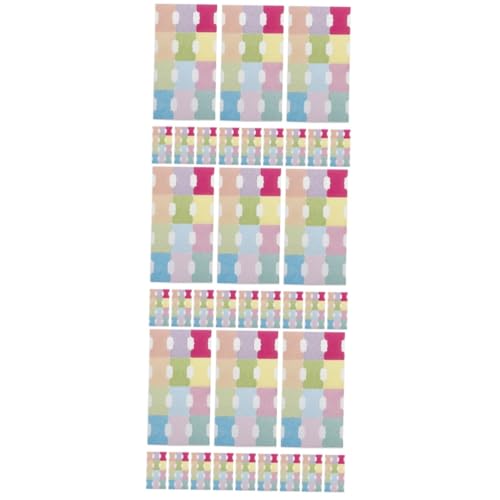 SEWACC 3 Sätze Bunte Beschreibbare Haftnotizen Tabs Selbstklebende Farbige Indexmarkierungen Reißfeste Buchregister Praktische Mehrzweck Klebemarker Für Büro Und Zuhause 12 Blätter * 3 von SEWACC