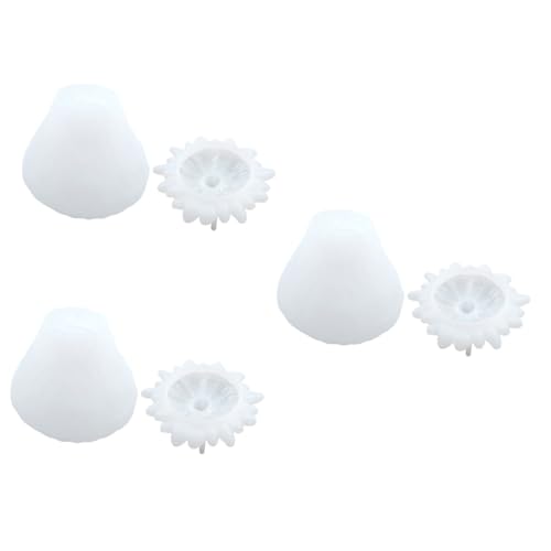 SEWACC 3 Sätze Silicone Obstglas Formset Diy Epoxidharz Fruchtbehälter Leicht zu Bedienen Flexibel und Sicher für Bastelprojekte und für Kreative Aufbewahrungslösungen von SEWACC
