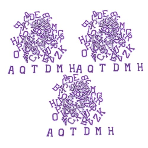 SEWACC 3 Sätze Teiliges Filz Buchstaben Patch A-z in Lila mit kleinen weichen haltbaren Applikationen zum Aufnähen Kleidung Taschen Hüte Alphabet Reparatur Dekorationsset SEWACC 3 Sätze Teiliges Filz Buchstaben Patch A-z in Lila mit kleinen weichen haltbaren Applikationen zum Aufnähen Kleidung Taschen Hüte Alphabet Reparatur Dekorationsset von SEWACC