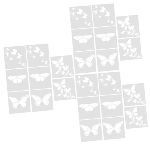 SEWACC 3 Sätze Teiliges Schmetterling Malschablonen Für Wiederverwendbare Schablonen Für Scrapbooking Kartenherstellung Und Bastelprojekte Für Kreative Aktivitäten Und Diy 8 Stück * 3 SEWACC 3 Sätze Teiliges Schmetterling Malschablonen Für Wiederverwendbare Schablonen Für Scrapbooking Kartenherstellung Und Bastelprojekte Für Kreative Aktivitäten Und Diy 8 Stück * 3 von SEWACC