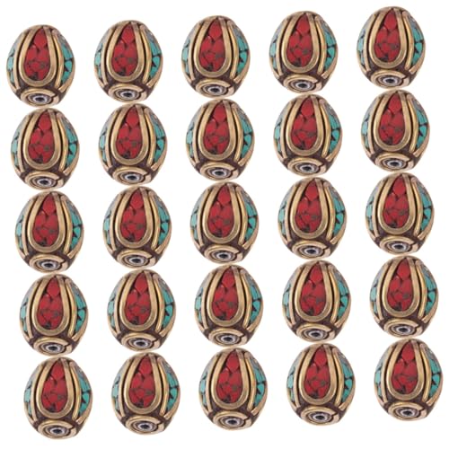 SEWACC 3 Sätze Tibetan Style Spacer Beads Handgefertigte Buddha Perlen Für Schmuckherstellung Dekorative Diy Zubehör Vielseitig Einsetzbar Für Armbänder Und Mehr 20 Stück * 3 von SEWACC