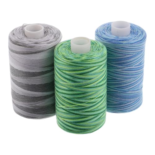 SEWACC 3 Stück Buntes Leder Nähgarn Quiltgarn Allzweck Nähgarn Reparaturgarn Stickmaschinengarn Hochleistungsgarn Buchbindergarn Kordel Nähpolyester SEWACC 3 Stück Buntes Leder Nähgarn Quiltgarn Allzweck Nähgarn Reparaturgarn Stickmaschinengarn Hochleistungsgarn Buchbindergarn Kordel Nähpolyester von SEWACC