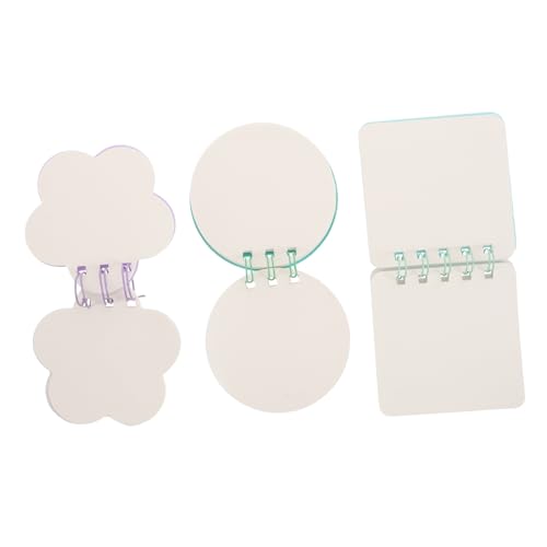SEWACC 3 Stück Diy Cartoon Mini Silikon Notizblöcke Tragbare und Kreative Notizhefte für Büro und Schule Kleine Lustige Notizpads für Täglichen Gebrauch und Inspiration von SEWACC