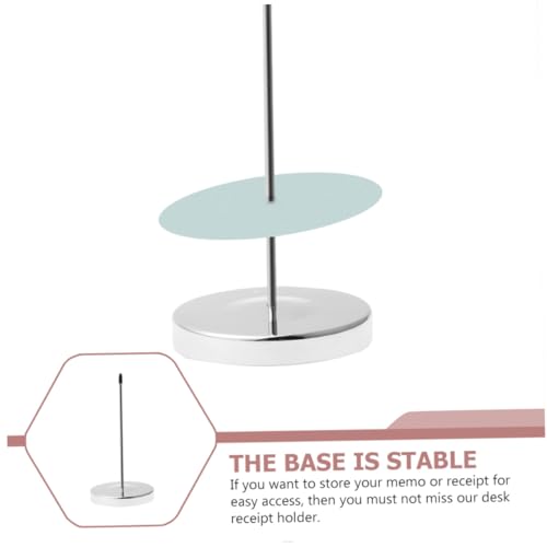 SEWACC 3 Stück Edelstahl Quittungshalter mit Stabilem Rundfuß Gerader Halter für Restaurant Büro Langlebiger Bonspieß Memo Kassenbonhalter SEWACC 3 Stück Edelstahl Quittungshalter mit Stabilem Rundfuß Gerader Halter für Restaurant Büro Langlebiger Bonspieß Memo Kassenbonhalter von SEWACC