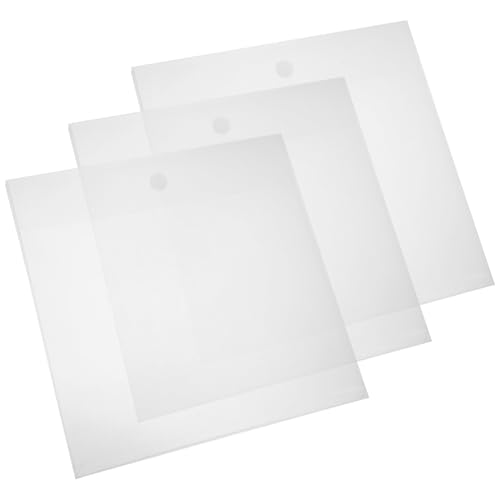 SEWACC 3 Stück Klarer Dokumentenordner Robustem Material Erweiterbarer Papierhalter mit Geräumige Aufbewahrungsbox für Scrapbook Papiere und Büroorganisation SEWACC 3 Stück Klarer Dokumentenordner Robustem Material Erweiterbarer Papierhalter mit Geräumige Aufbewahrungsbox für Scrapbook Papiere und Büroorganisation von SEWACC