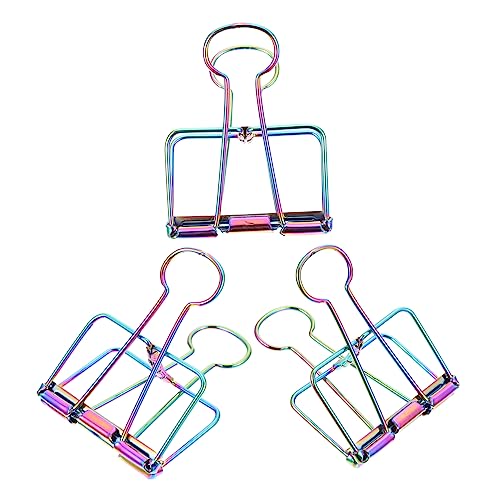 SEWACC 3 Stück Kreative Lange Büroklammern Farbenfrohe Praktische Metallclips für Organisation von Dokumenten Rechnungen und Prüfungsunterlagen für Schule und Büro SEWACC 3 Stück Kreative Lange Büroklammern Farbenfrohe Praktische Metallclips für Organisation von Dokumenten Rechnungen und Prüfungsunterlagen für Schule und Büro von SEWACC