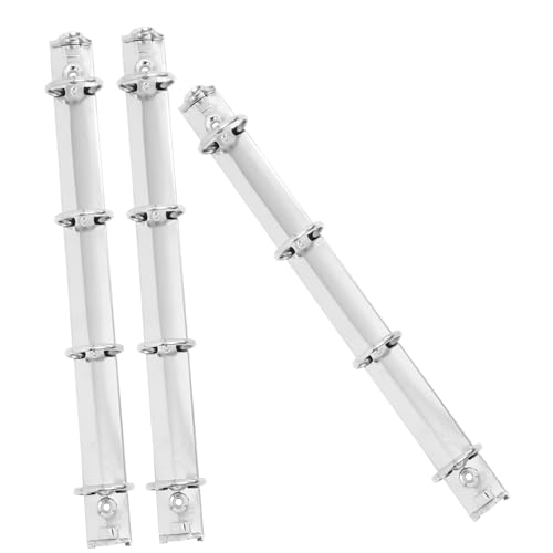 SEWACC 3 Stück Metall Binder Mechanismus Ringbuch Ringe für Notizbuch Ordner Einlagen Robustes Erweiterbar und Flexibel für DIY Loseblatt Planer Dokumente SEWACC 3 Stück Metall Binder Mechanismus Ringbuch Ringe für Notizbuch Ordner Einlagen Robustes Erweiterbar und Flexibel für DIY Loseblatt Planer Dokumente von SEWACC