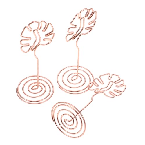 SEWACC 3 Stück Metall Tischkartenhalter Roségold Monstera Form Memo Foto Clip für Visitenkarten Tischnummern Party Dekoration Hochzeit Geburtstag Büro Schreibtisch Organizer SEWACC 3 Stück Metall Tischkartenhalter Roségold Monstera Form Memo Foto Clip für Visitenkarten Tischnummern Party Dekoration Hochzeit Geburtstag Büro Schreibtisch Organizer von SEWACC