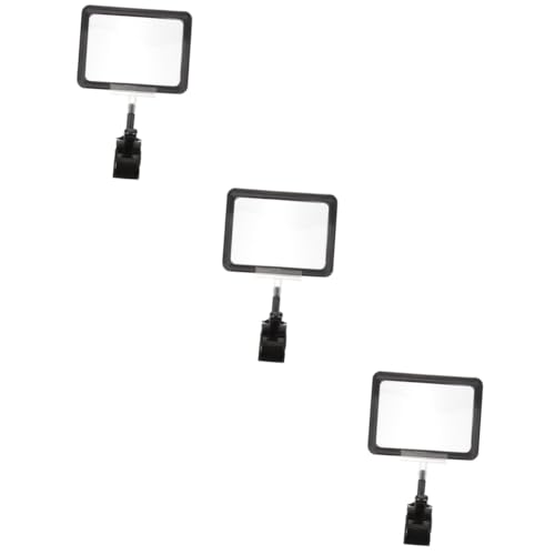 SEWACC 3 Stück Preiszeichenhalter Clip für Supermärkte Einstellbarer Kunststoff Clip für Preisschilder und Warenanzeige für Obst und Gemüsepräsentationen von SEWACC