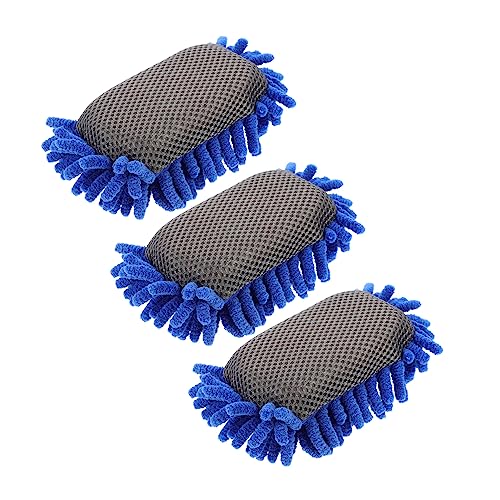 SEWACC 3 Stück Radiergummi Kreideradierer Für Tafel Tafelschwamm Whiteboard-radierer Trocken Abwischbar Trocken Abwischbare Tafeln Für Tafelwischer Für Tafel Blue Chenille von SEWACC