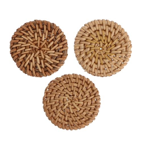 SEWACC 3 Stück Runde Rattan ohrring anhänger DIY Schmuckzubehör Langlebige Hautfreundliche Bastelcharms für Handgemachte Ohrringe und Armbänder SEWACC 3 Stück Runde Rattan ohrring anhänger DIY Schmuckzubehör Langlebige Hautfreundliche Bastelcharms für Handgemachte Ohrringe und Armbänder von SEWACC